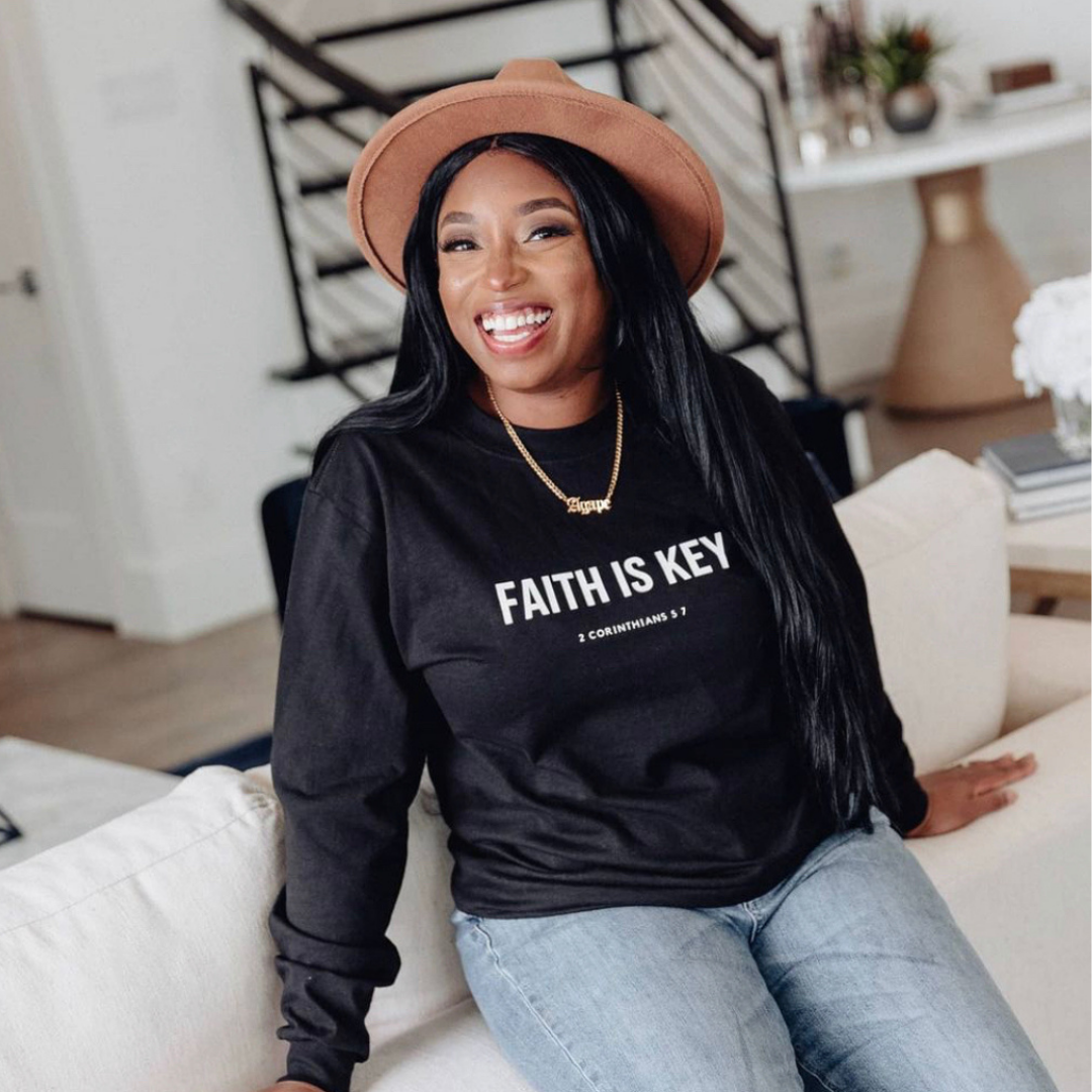 FAITH IS KEY Scripture Tee
