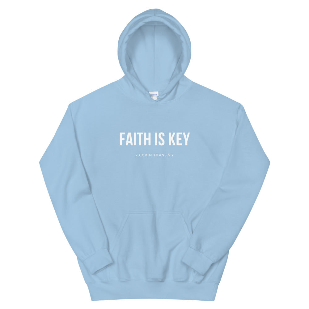 FAITH IS KEY Scripture Hoodie