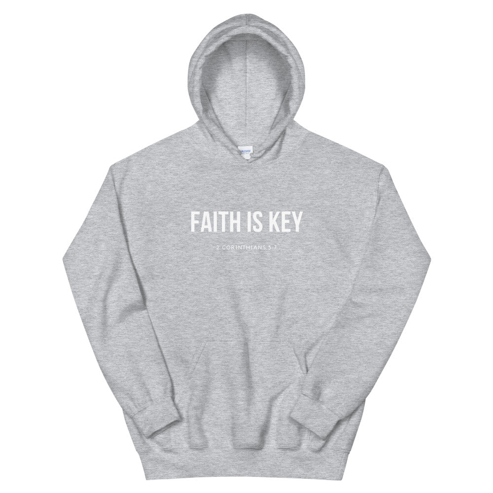 FAITH IS KEY Scripture Hoodie