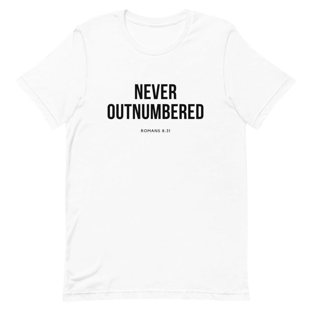 NEVER OUTNUMBERED Scripture Tee