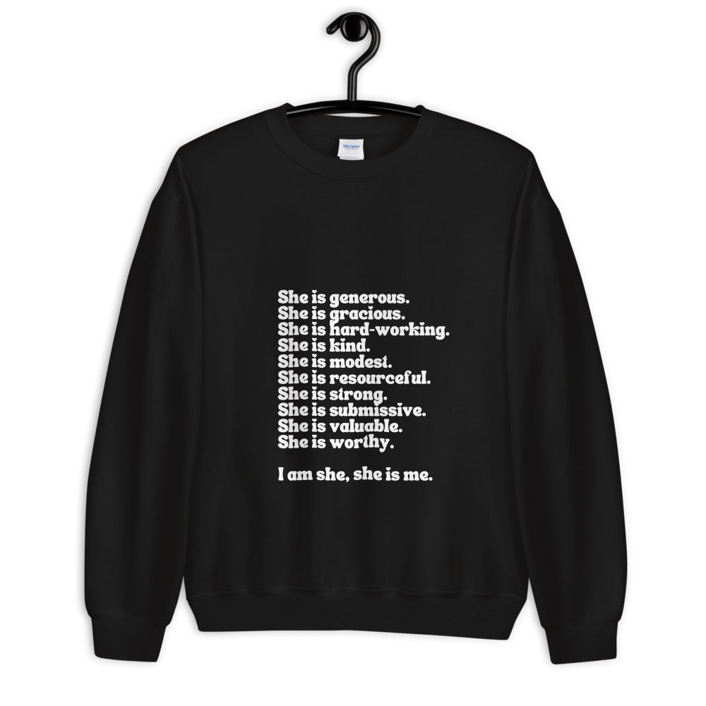 I AM SHE Crewneck