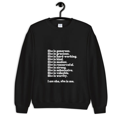 I AM SHE Crewneck