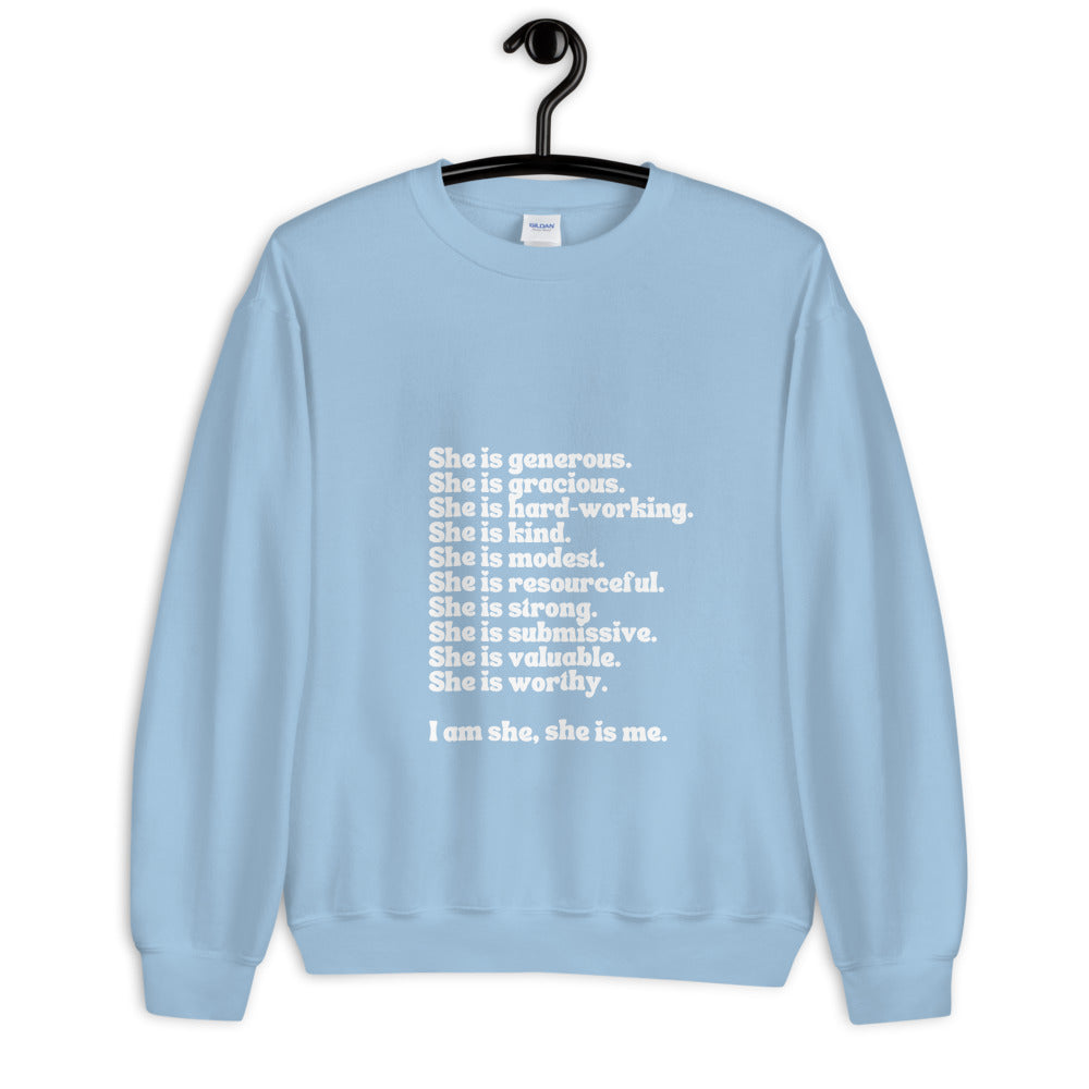 I AM SHE Crewneck