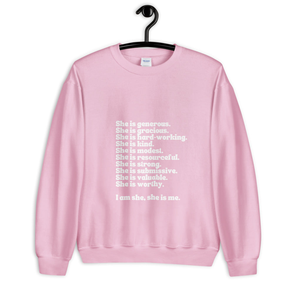 I AM SHE Crewneck