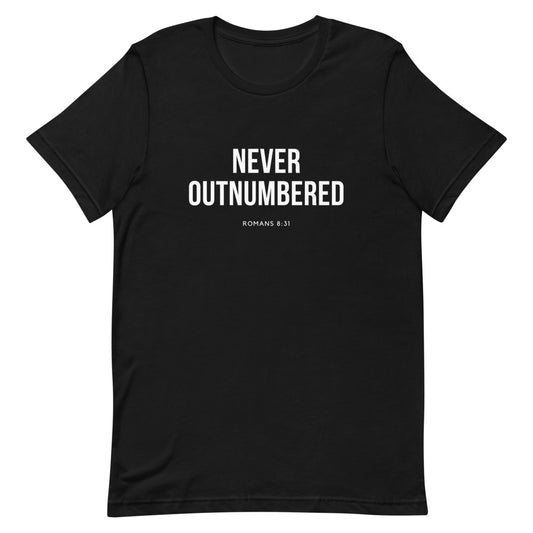 NEVER OUTNUMBERED Scripture Tee